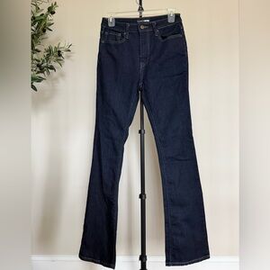 Fashion Nova Women's Dark Blue Tall Bootcut Jeans